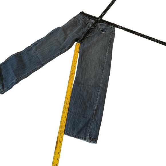 Levi's Boys' Relaxed Fit 514 Jeans - 100% Cotton - Size 14 Regular Distressed Bl - Picture 8 of 8